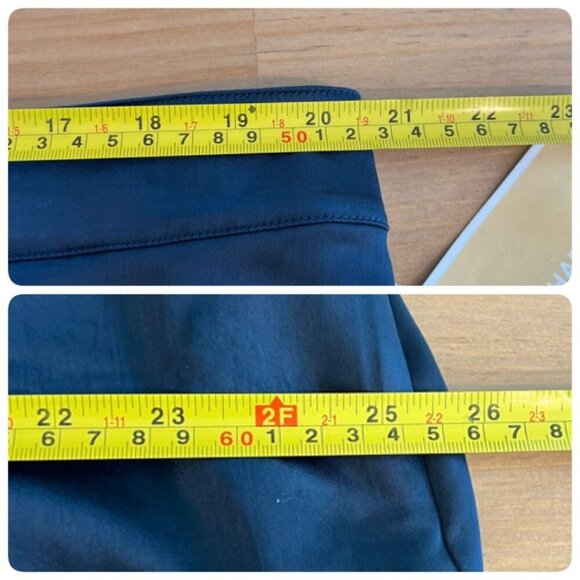 Michael Michael Kors Plus Size 2X Satin Cargo Pants - Midnight Blue - Picture 10 of 12